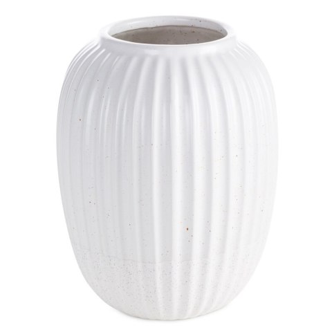 WAZON DEKORACYJNY KAJLA (01) O 20 X 25 CM BIAŁY