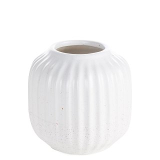 WAZON DEKORACYJNY KAJLA (03) O 14 X 13 CM BIAŁY