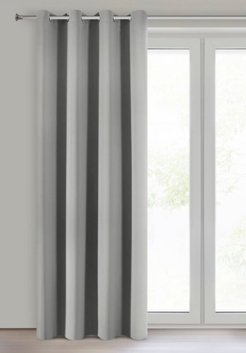 ZASŁONA GOTOWA ADLEY 135 X 250 CM SREBRNY
