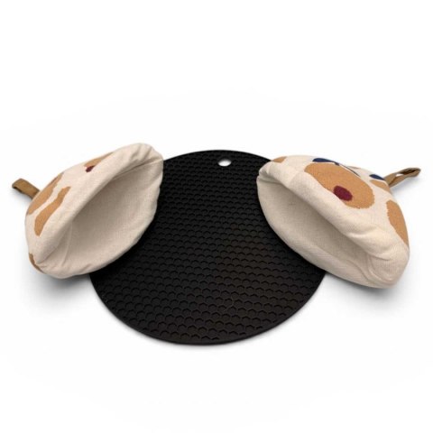EMALIOWANY GARNEK ŻELIWNY 24cm 4L HAGE OLIWKOWY