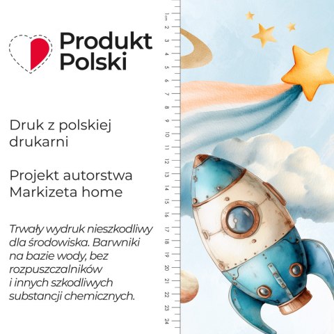 ASTRO Tkanina dekoracyjna typu MILAS, szerokość 165cm, kolor 004 beżowo-niebieski D00448/MIL/004/165000/1
