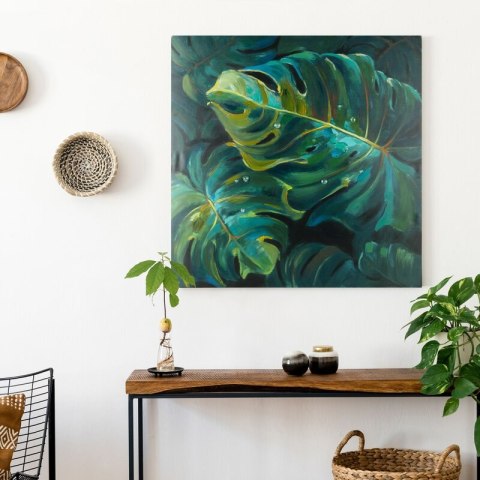 OBRAZ 178 80 X 80 CM ZIELONY