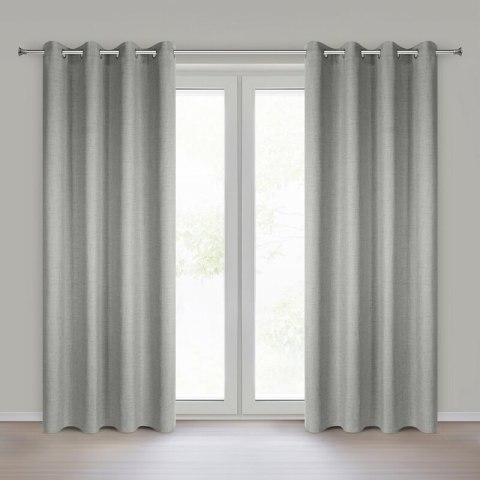ZASŁONA GOTOWA JULA2 140 X 250 CM CIEMNOBEŻOWY