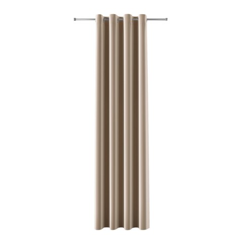 BLACKOUT VELVET Zasłona gotowa na przelotkach, szerokość 140cm x wysokość 240cm, kolor 001 ciemny beżowy BLAVEL/ZGP/001/140240/1