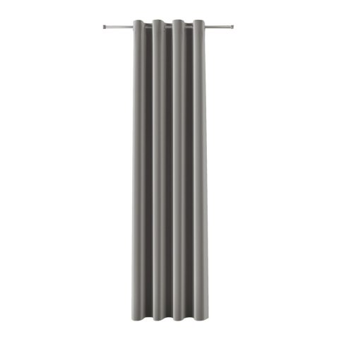 BLACKOUT VELVET Zasłona gotowa na przelotkach, szerokość 140cm x wysokość 240cm, kolor 005 jasny szary BLAVEL/ZGP/005/140240/1