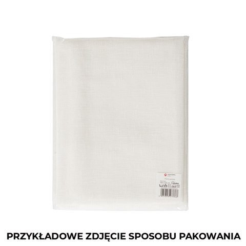 ETAMINA Firana gotowa na srebrnych przelotkach, szerokość 140 x wysokość 220cm, kolor 001 biały ETAMIN/FGP/001/140220/1