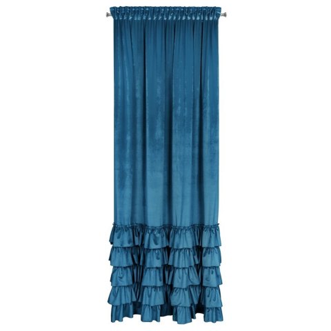 ZASŁONA GOTOWA CHARLOTTE NA TAŚMIE 140 X 270 CM GRANATOWY