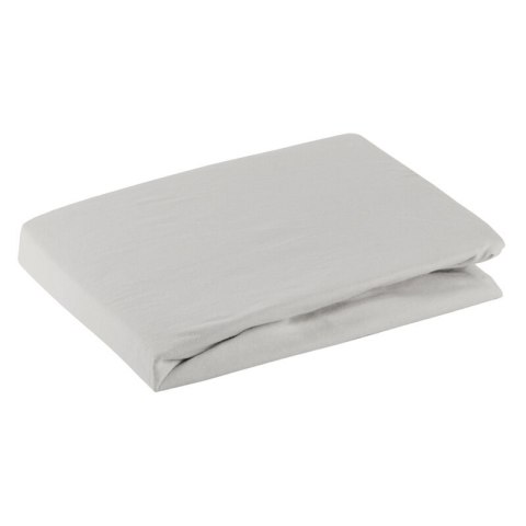 PRZEŚCIERADŁO Z GUMKĄ JERSEY D91 90 X 200 X 25 CM JASNOSZARY