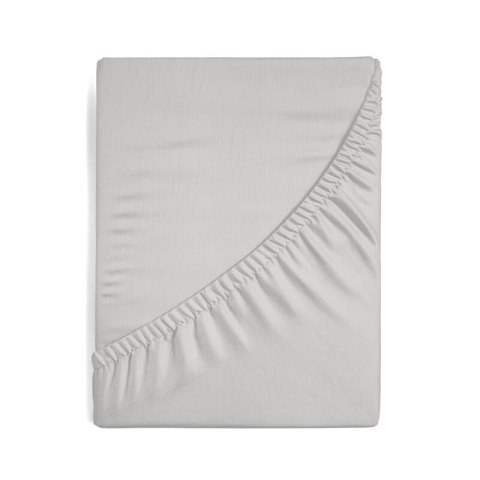 PRZEŚCIERADŁO Z GUMKĄ JERSEY D91 90 X 200 X 25 CM JASNOSZARY