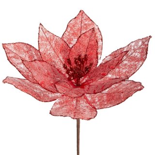 KWIAT ŚWIĄTECZNY 331 O 24 CM CZERWONY