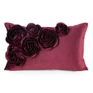 POSZEWKA FLORES 1 30 X 50 CM BURGUNDOWY