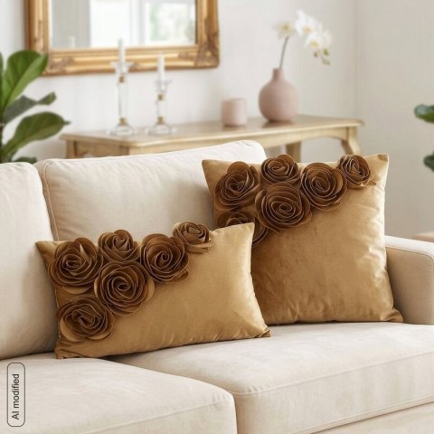 POSZEWKA FLORES 1 30 X 50 CM MIODOWY