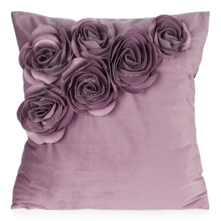 POSZEWKA FLORES 1 45 X 45 CM CIEMNORÓŻOWY