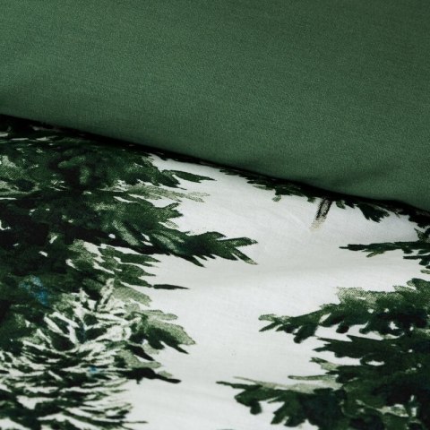 ŚWIĄTECZNY KOMPLET POŚCIELI NEVADA 140 X 200 CM BIAŁY