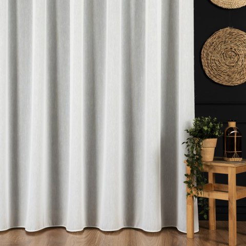 Firanka fantazyjna z ołowianką, wysokość 300cm, kolor 010 offwhite 623013/OLO/010/000300/1