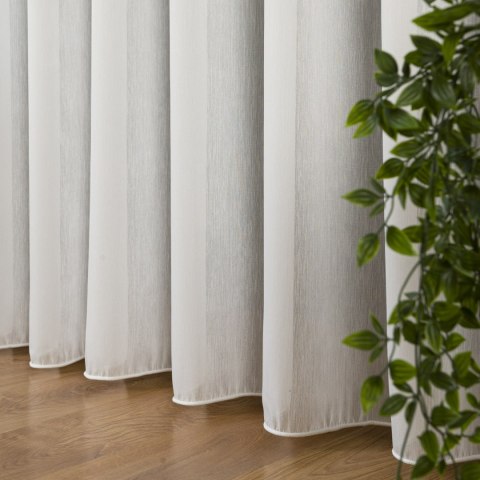 Firanka fantazyjna z ołowianką, wysokość 305cm, kolor 010 offwhite 208332/OLO/010/000305/1