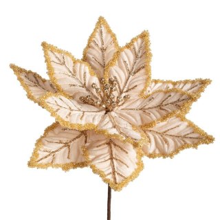 KWIAT ŚWIĄTECZNY 319 O 29 CM KREMOWY