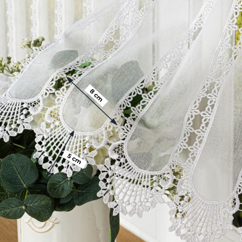 Zazdrostka z aplikacją, wysokość 40cm, kolor 001 biały 045101/000/001/000040/1