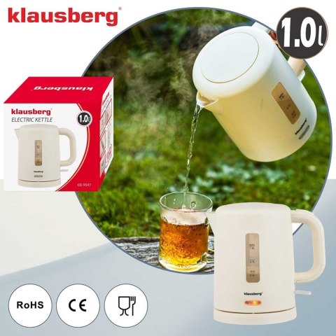 CZAJNIK ELEKTRYCZNY 1L TURYSTYCZNY KLAUSBERG KB-9047