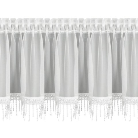 FIRANA GOTOWA MANUELA NA TAŚMIE 150 X 40 CM BIAŁY