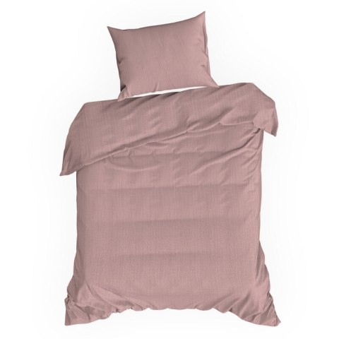 KOMPLET POŚCIELI MUSLIN 140 X 200 CM JASNORÓŻOWY