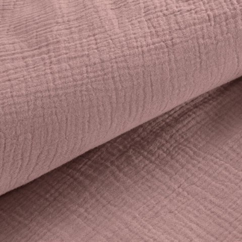 KOMPLET POŚCIELI MUSLIN 140 X 200 CM JASNORÓŻOWY