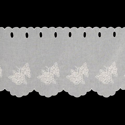 FIRANA GOTOWA ELSIE 145 X 40 CM BIAŁY