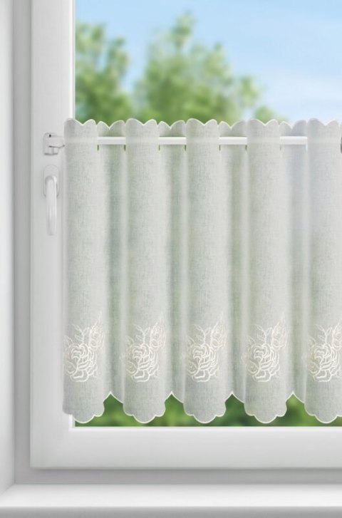FIRANA GOTOWA ELSIE 145 X 70 CM BIAŁY