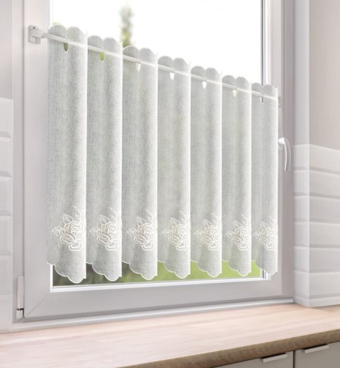 FIRANA GOTOWA ELSIE 145 X 70 CM BIAŁY