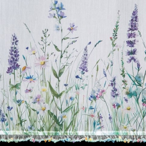 FIRANA GOTOWA MEADOW NA TAŚMIE 150 X 40 CM BIAŁY