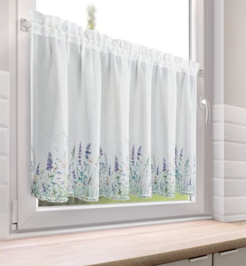 FIRANA GOTOWA MEADOW NA TAŚMIE 150 X 70 CM BIAŁY