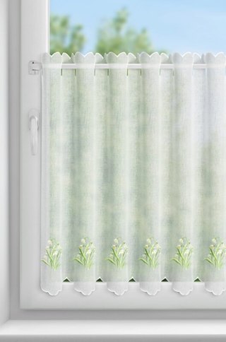 FIRANA GOTOWA SNOWDROP 145 X 70 CM BIAŁY