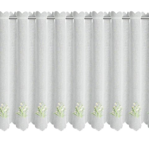 FIRANA GOTOWA SNOWDROP 145 X 70 CM BIAŁY