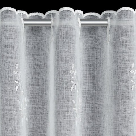 FIRANA GOTOWA ISABELLA 143 X 70 CM BIAŁY
