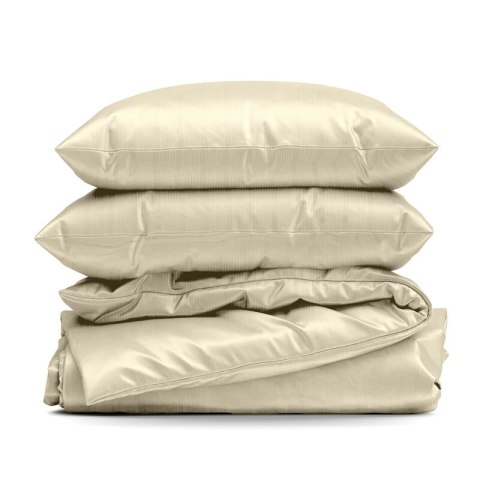 KOMPLET POŚCIELI SATYNOWEJ VERONA 160 X 200 CM KREMOWY