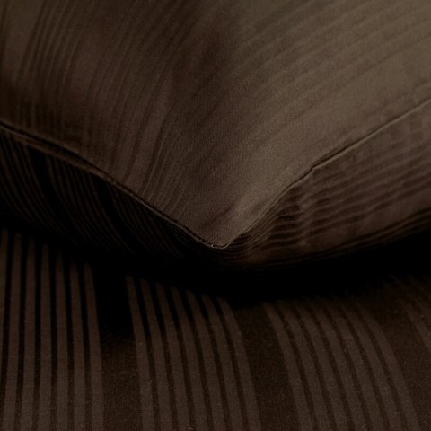 KOMPLET POŚCIELI SATYNOWEJ VERONA 220 X 200 CM BRĄZOWY