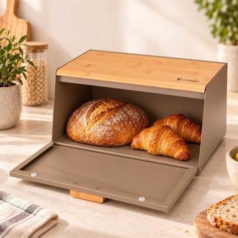 CHLEBAK POJEMNIK NA PIECZYWO DWUSTRONNY E-6092 OWSIANY