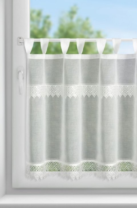 FIRANA GOTOWA ERNA NA SZELKACH 150 X 70 CM BIAŁY