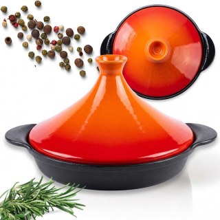 GARNEK MAROKAŃSKI TADŻIN TAGINE ŻELIWNY 27cm HAGE