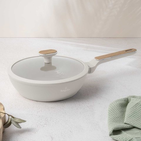 GŁĘBOKA PATELNIA TYTANOWA 24cm BERLINGER HAUS BH-8314 SAHARA NORDIC