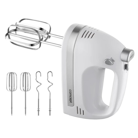 Mikser ręczny Concept SR3390 500 W - 5 prędkości, Turbo i 2 rodzaje końcówek