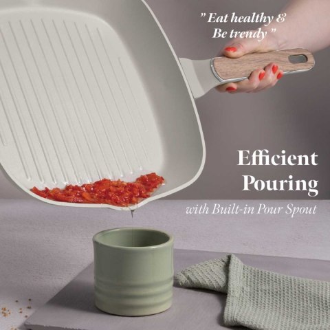 PATELNIA GRILLOWA TYTANOWA 28cm BERLINGER HAUS BH-8316 SAHARA NORDIC