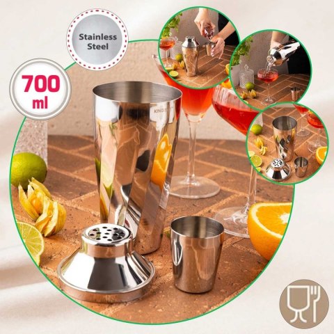 SHAKER BARMAŃSKI DO KOKTAJLI 700ml KINGHOFF KH-2064