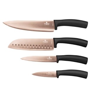 ZESTAW 4 NOŻY KUCHENNYCH BERLINGER HAUS BH-2385 BLACK ROSE