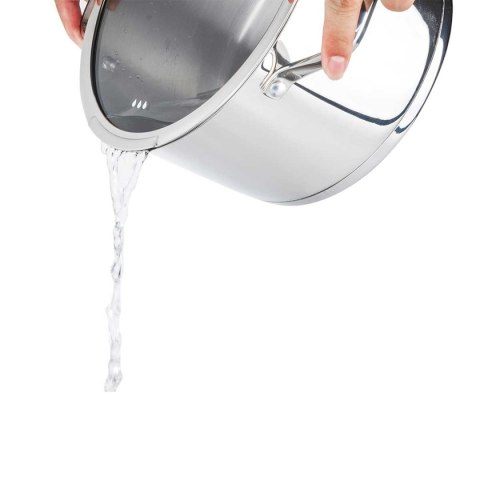 GARNEK STALOWY Z POKRYWĄ 16cm 1,8L VCASA VC-901112 AMARA