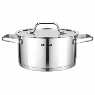 GARNEK STALOWY Z POKRYWĄ 18cm 2.6L VCASA VC-901113 AMARA