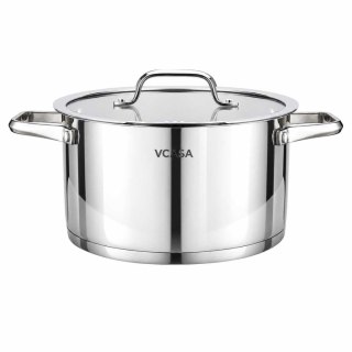 GARNEK STALOWY Z POKRYWĄ 20cm 3.4L VCASA VC-901114 AMARA
