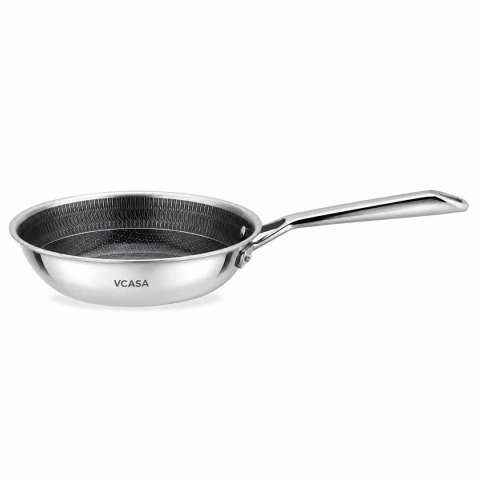 PATELNIA STALOWA 20cm VCASA VC-90154 VELORA Z POWŁOKĄ CERAMICZNĄ