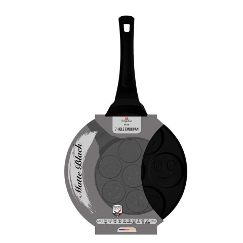 PATELNIA TYTANOWA 26cm DO PLACUSZKÓW EMOJI BERLINGER HAUS BH-7791 MATTE BLACK