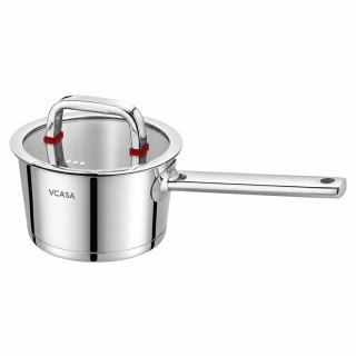 RONDEL STALOWY Z POKRYWĄ 16cm 1,6L VCASA VC-90101 SIERRA